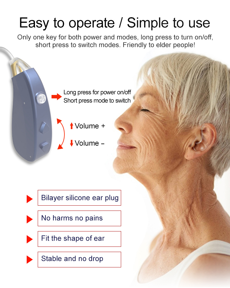 one key power on hearing aid|ennohearingaid