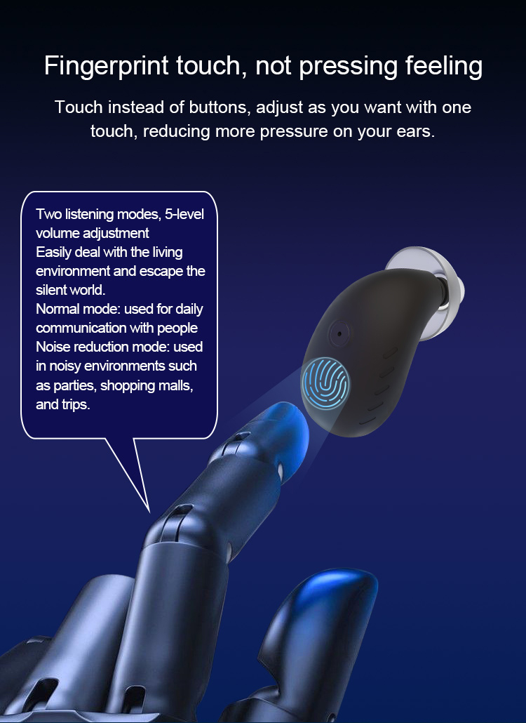 Noise reduction rechargeabel digital hearing aids|ennohearingaid