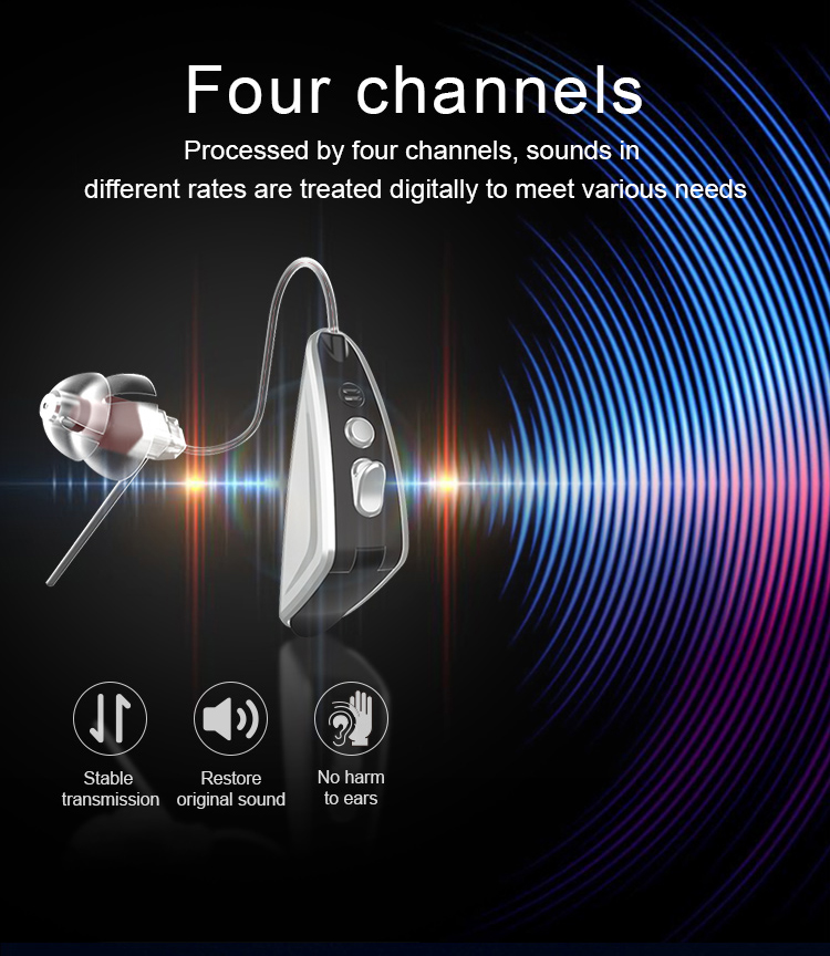 4 channels digital hearing aid
