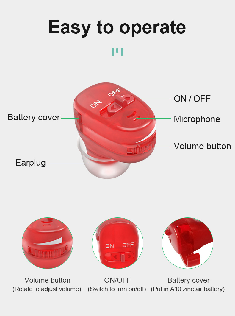 amplifier hearing aid|ennohearingaid